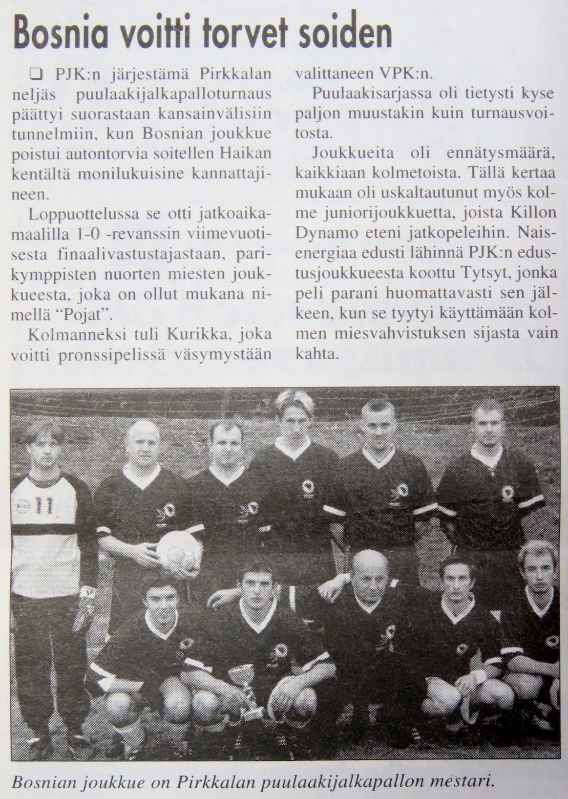 Turnausraportti Pirkkalaisessa 24.09. 2003