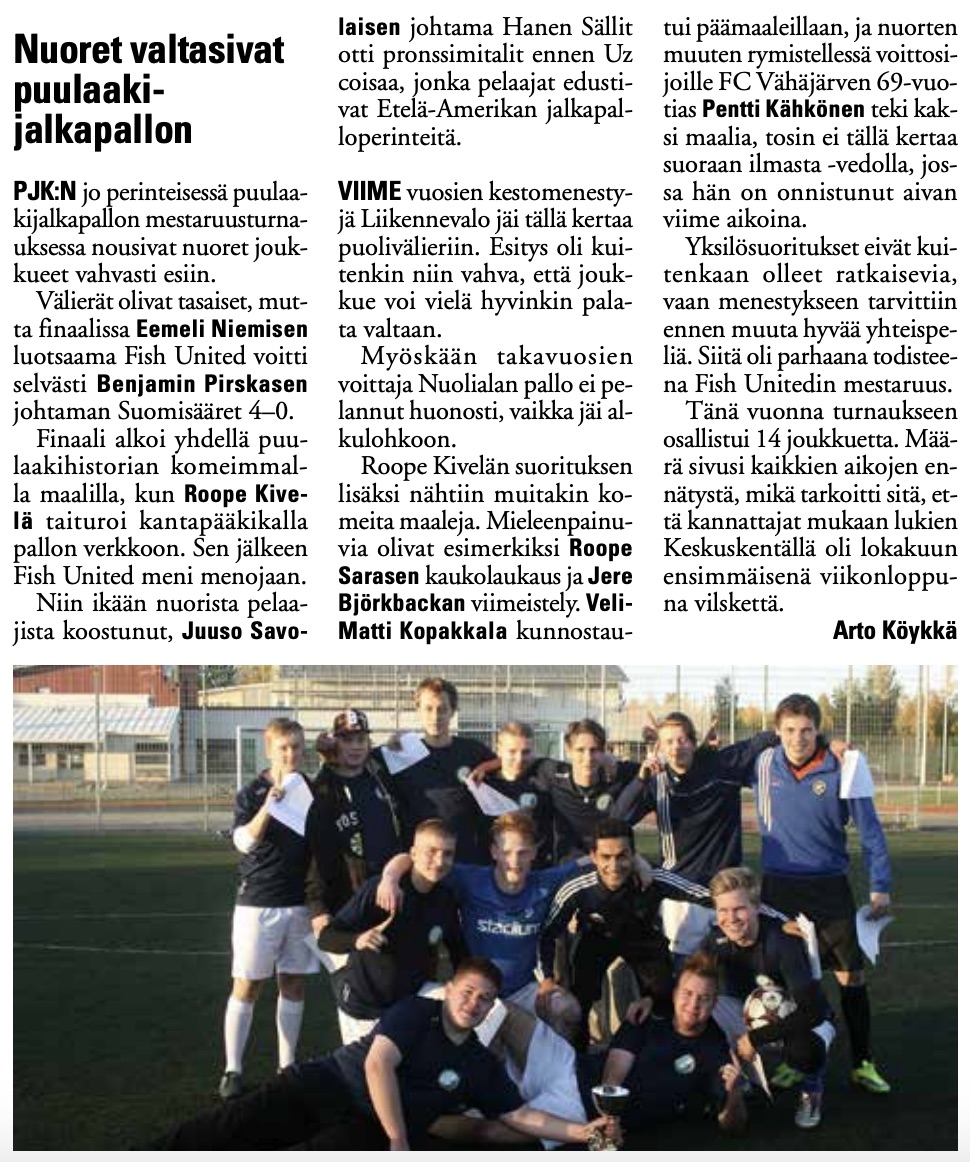 Turnausraportti Pirkkalaisessa 14.10. 2015 (sivu 10)